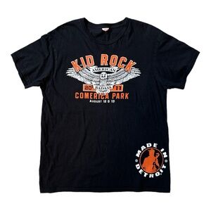 KID ROCK 2011 COMERICA PARK DETROIT CONCERT AMERICAN BADASS HANES TSHIRT